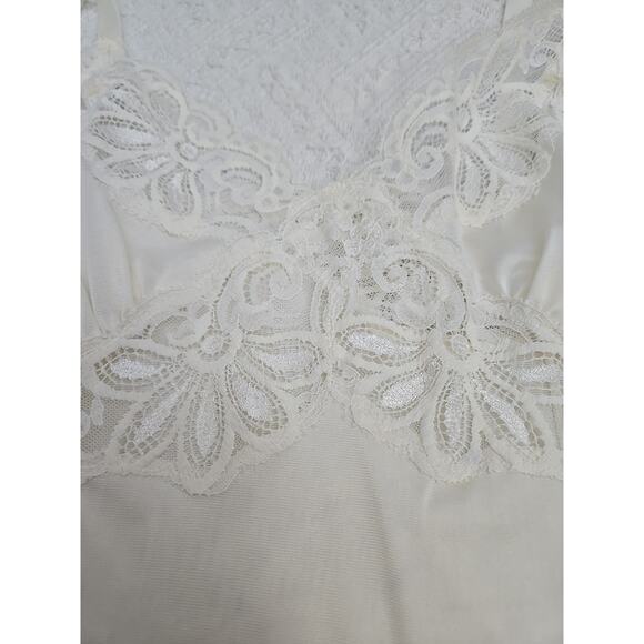 Shadow Line Vintage Lacy Camisole Ivory Sz38 tank top Blouse/Dress Liner - Picture 4 of 6